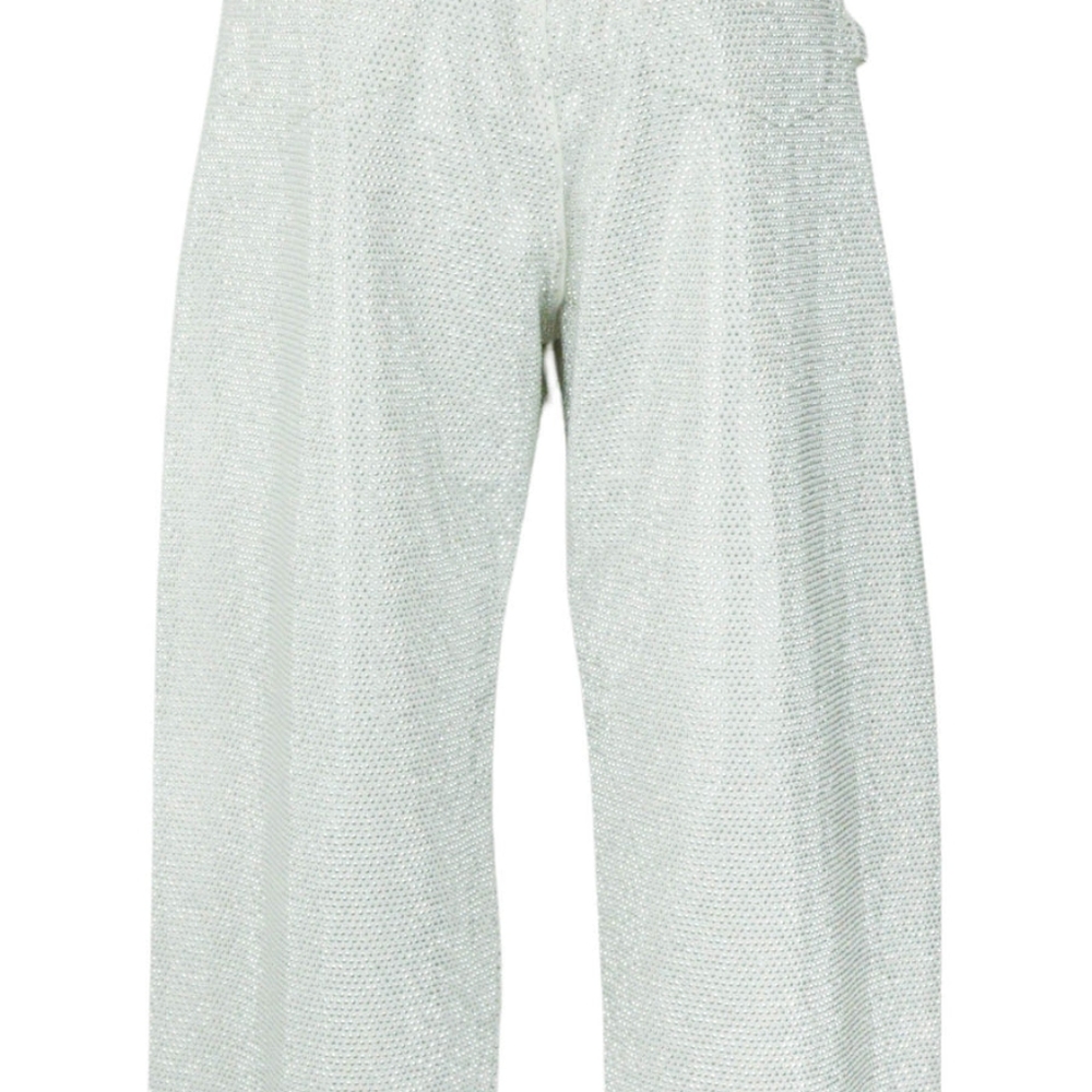 NWT RARE sz 31 Golden Goose white denim pants with rhinestones - Picture 4 of 9